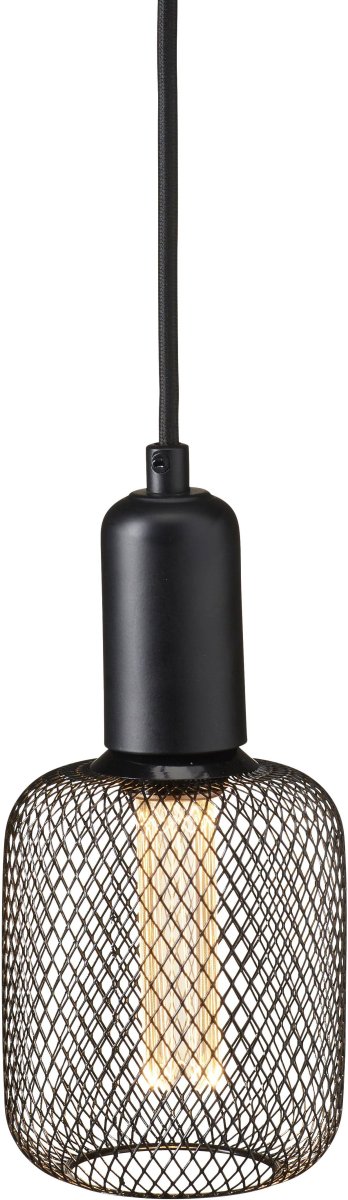 Grid Ø10 Svart vinduslampe Fra PR Home - Både lampeholder og skjerm er laget av metall og pulverlakkert i en matt sort finish.