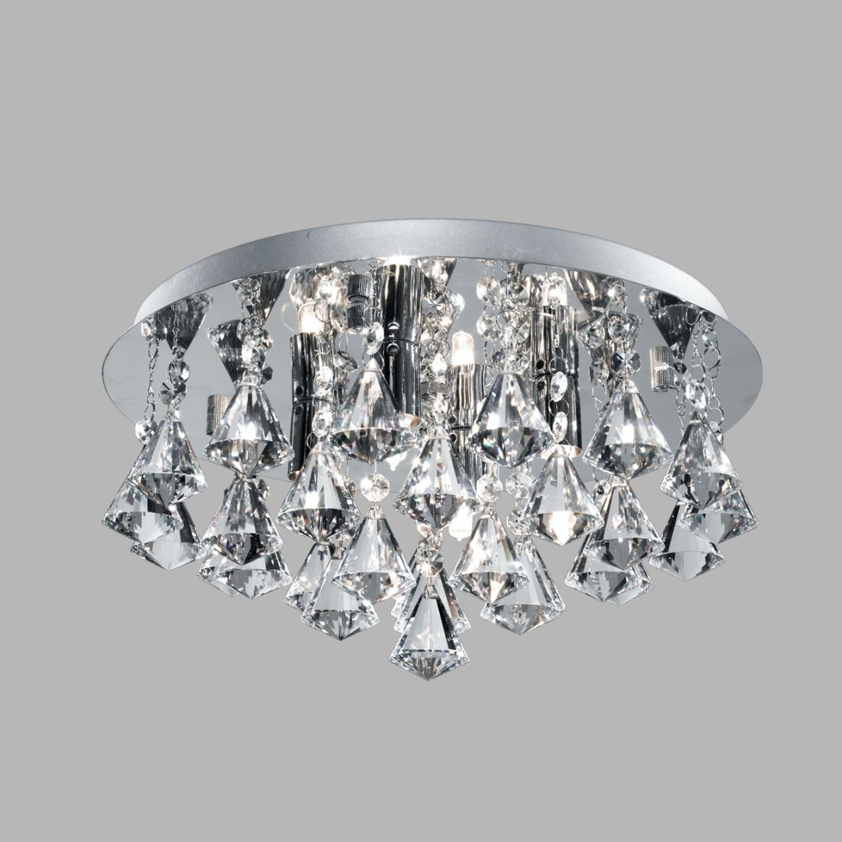 Hanna Ø38 Krom baderomslampe Fra Searchlight - Skap en eksklusiv følelse i hjemmet ditt med en lampe som kombinerer både funksjon og luksus.