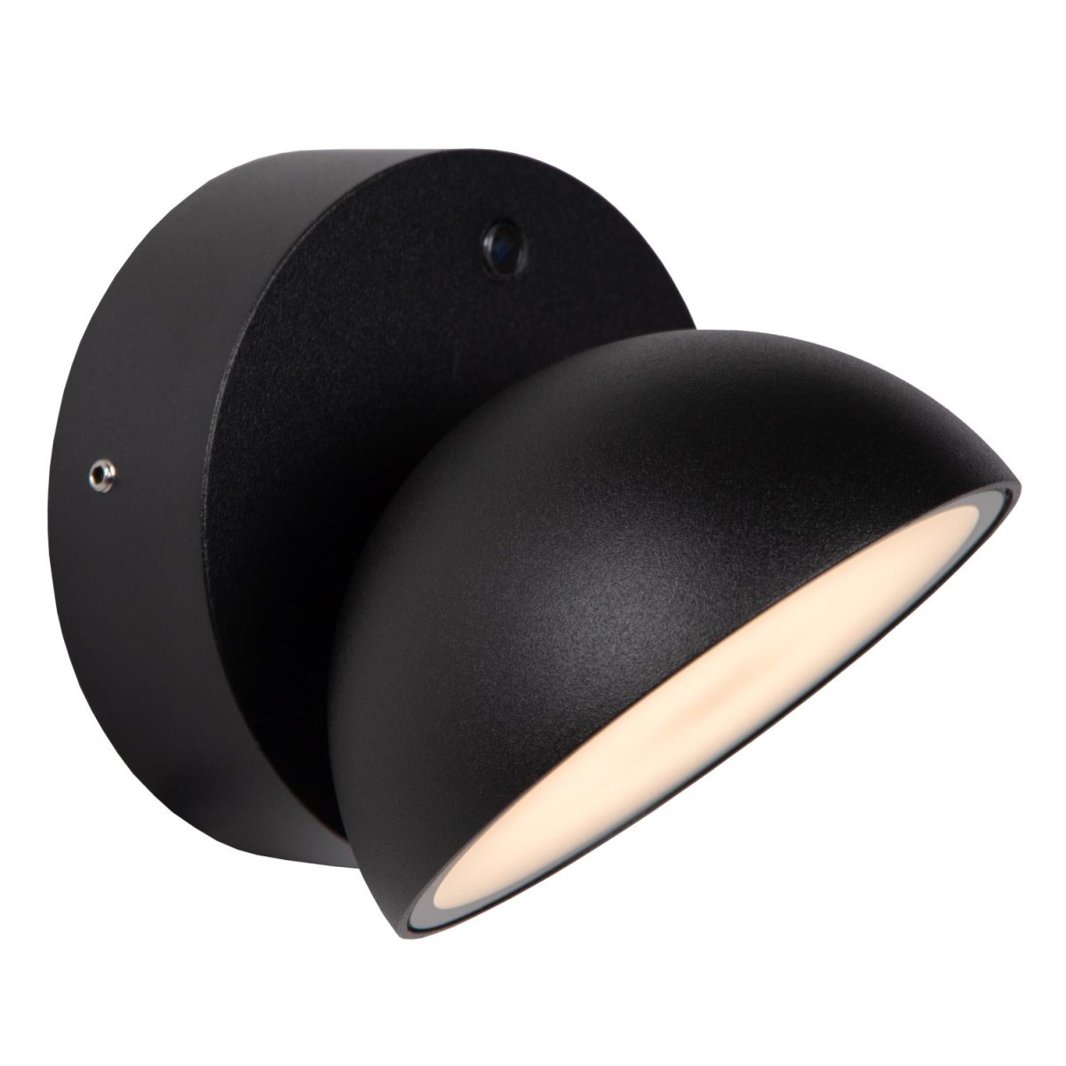 Finn Svart utendørslampe Fra Lucide - Det praktiske og slitesterke designet sørger for sikkerhet og stil i alle utemiljøer.