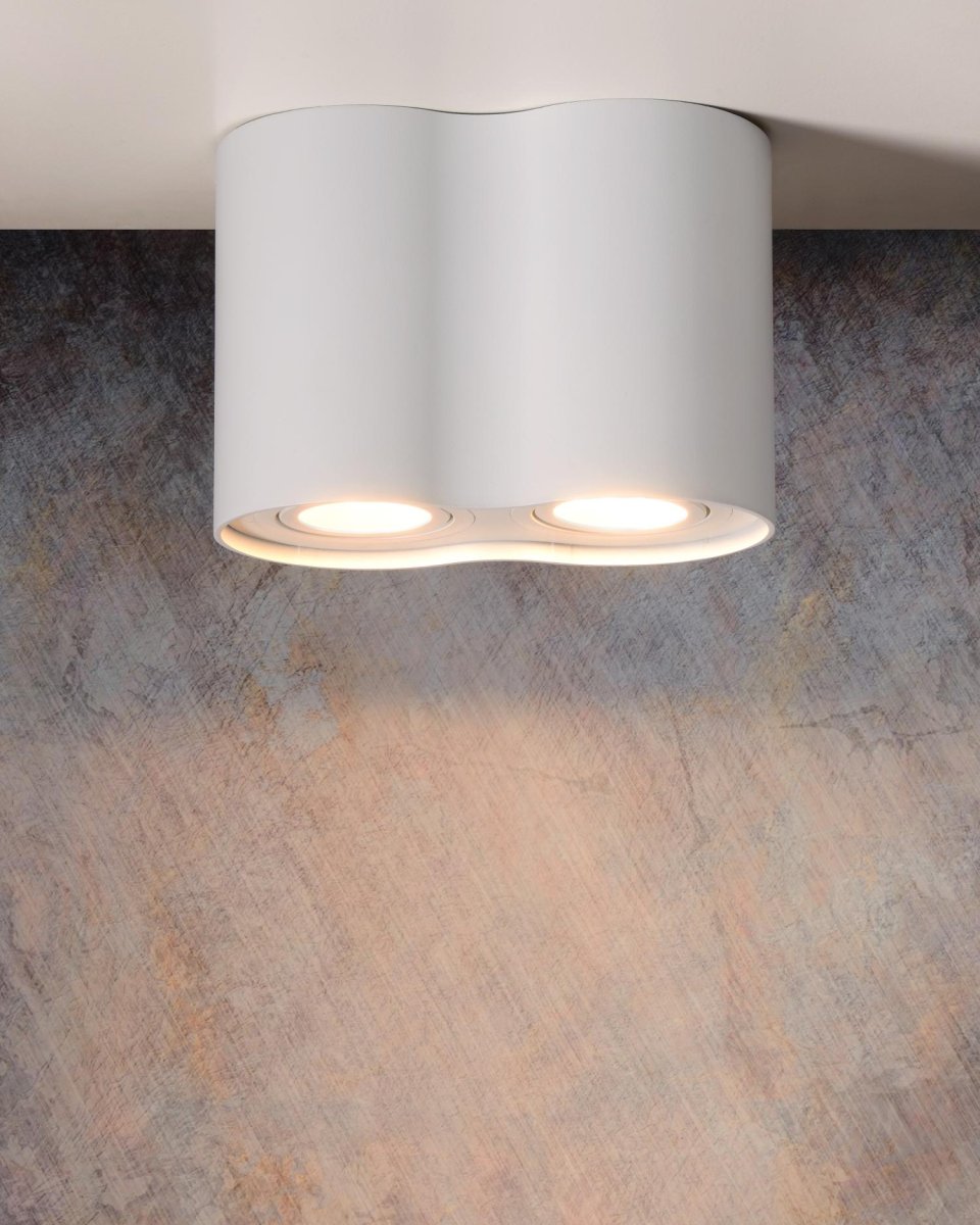 Tube 2 Hvit spotlight Fra Lucide - Plassert i linje är Tube ogsåå perfekt å bruke for eksempel over en bar eller kjøkkenbenk.