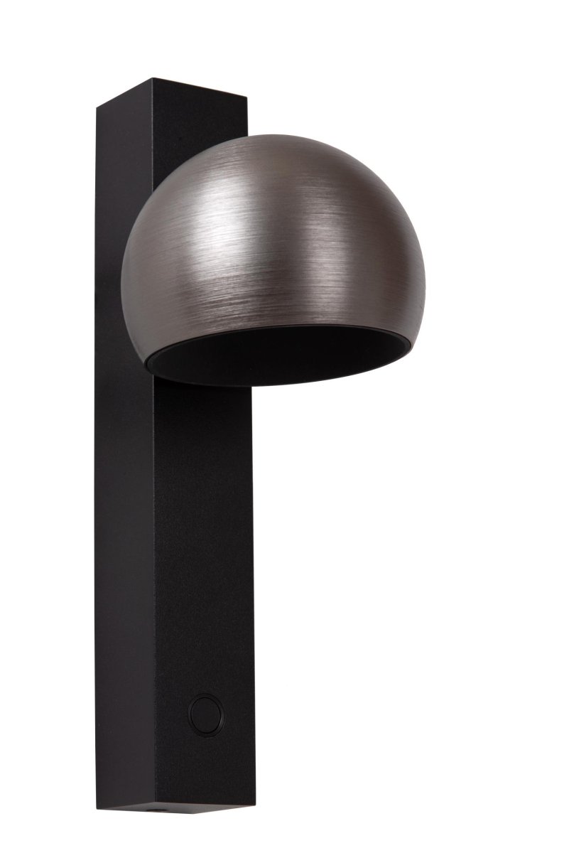Esfera 25cm Grå vegglampe Fra Lucide - Enten det er hjemme eller p&aring; kontoret, for hygge eller funksjonalitet, er Esfera den moderne veggbelysningen som umiddelbart setter den rette tonen.