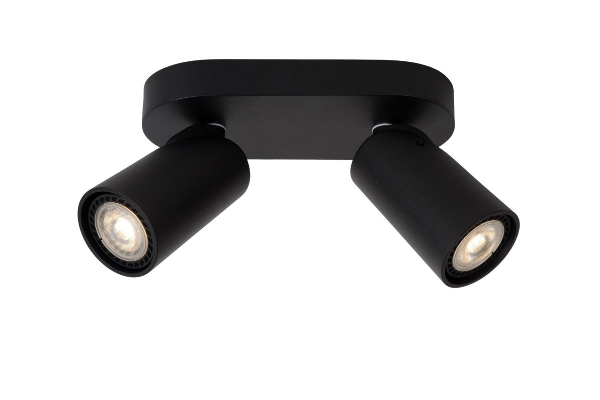 Xyrus 2 Svart spotlight Fra Lucide - Plasser flere ved siden av hverandre og velg hvilke detaljer og soner i hjemmet du vil fremheve.