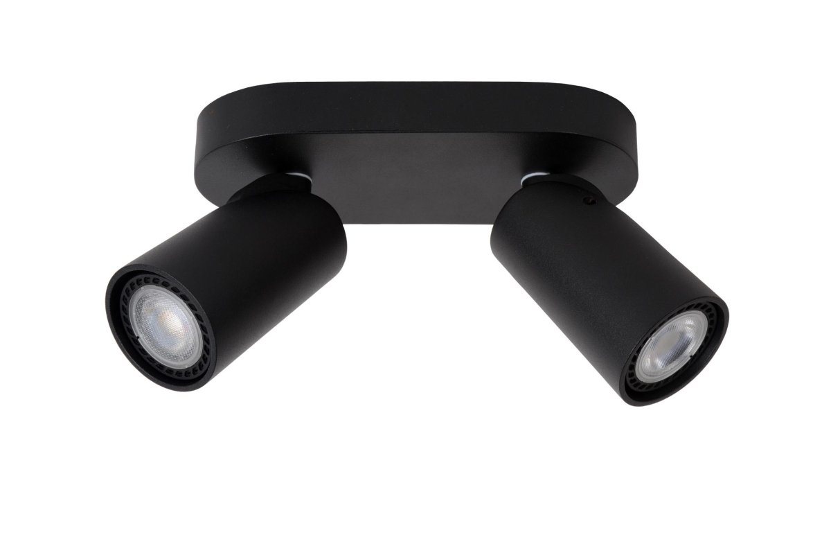 Xyrus 2 Svart spotlight Fra Lucide - Plasser flere ved siden av hverandre og velg hvilke detaljer og soner i hjemmet du vil fremheve.