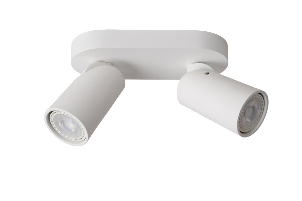 Xyrus 2 Hvit spotlight Fra Lucide - Plasser flere ved siden av hverandre og velg hvilke detaljer og soner i hjemmet du vil fremheve.