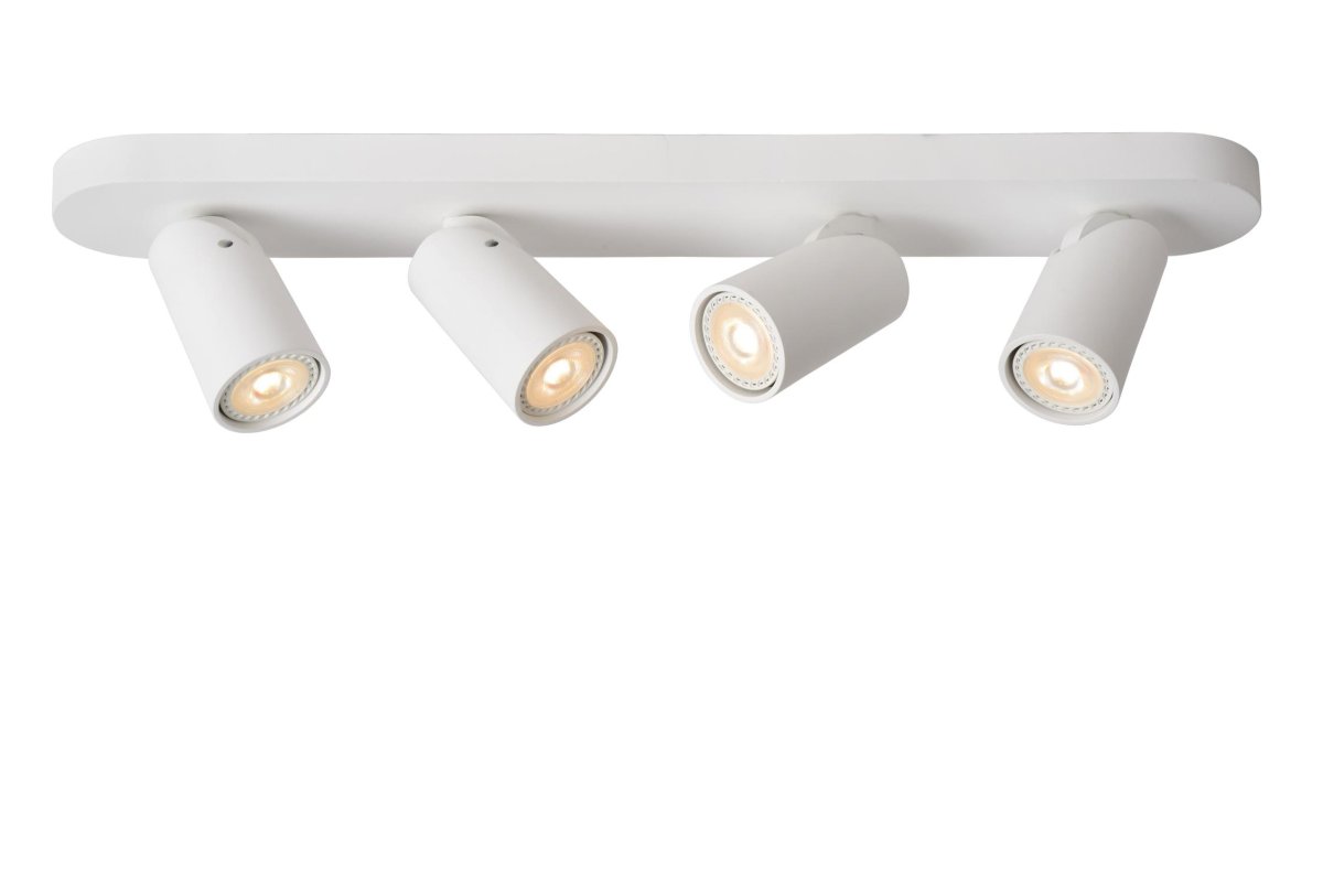 Xyrus 4 Hvit spotlight Fra Lucide - Plasser flere ved siden av hverandre og velg hvilke detaljer og soner i hjemmet du vil fremheve.