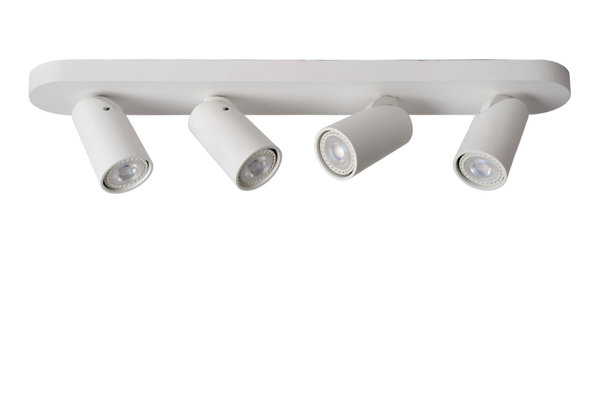 Xyrus 4 Hvit spotlight Fra Lucide - Plasser flere ved siden av hverandre og velg hvilke detaljer og soner i hjemmet du vil fremheve.
