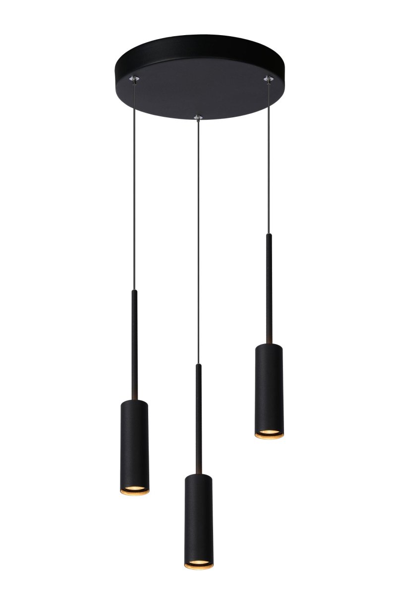 Tubule Ø26 Svart Taklampe Fra Lucide - Tubule er en pendel for de som elsker raffinerte materialer og stilig design.