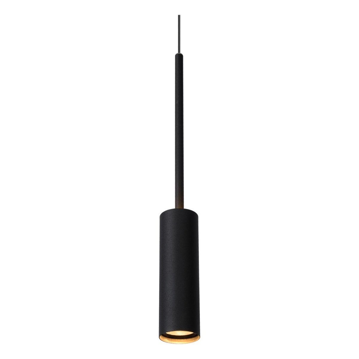 Tubule Ø26 Svart Taklampe Fra Lucide - Tubule er en pendel for de som elsker raffinerte materialer og stilig design.