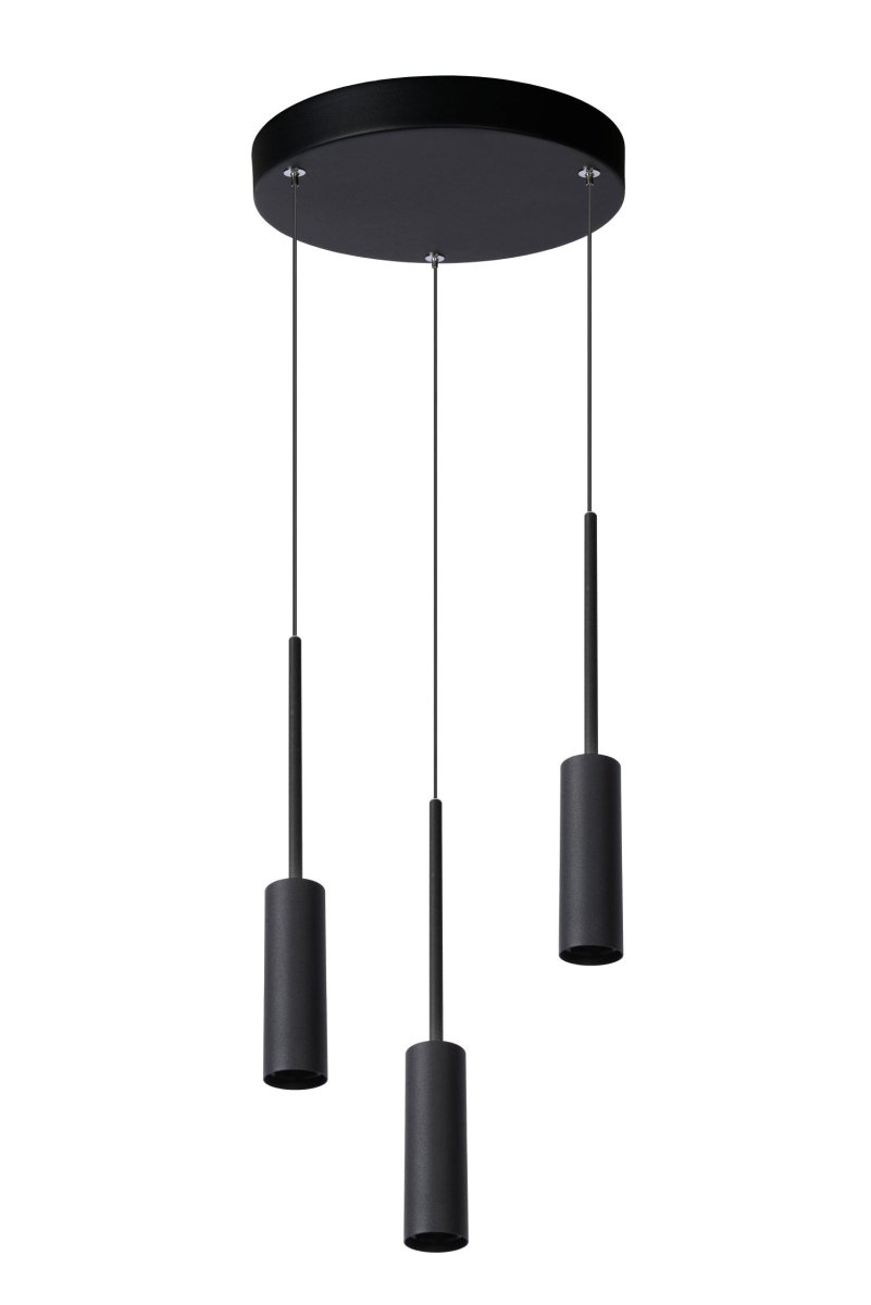 Tubule Ø26 Svart Taklampe Fra Lucide - Tubule er en pendel for de som elsker raffinerte materialer og stilig design.