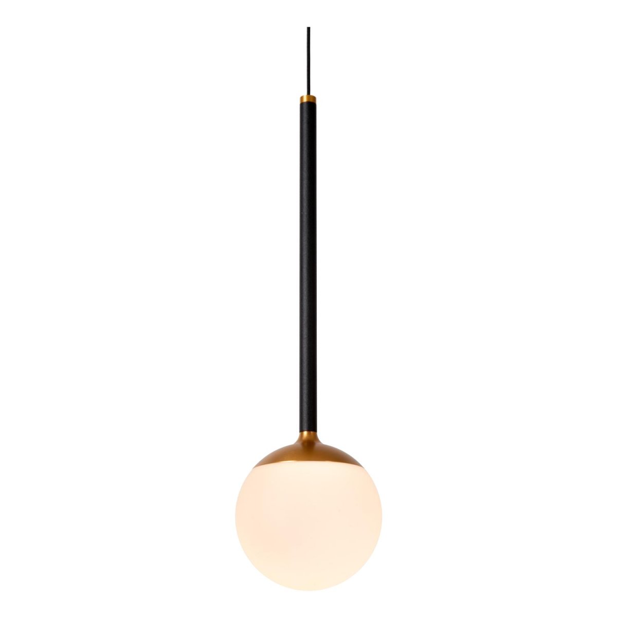 Calina Ø10 Svart Taklampe Fra Lucide - CALINA er utstyrt med en integrert dimbar LED-lyskilde som sender ut et varmt hvitt lys (2560K/2750K), som gir en myk og behagelig gl&oslash;d.