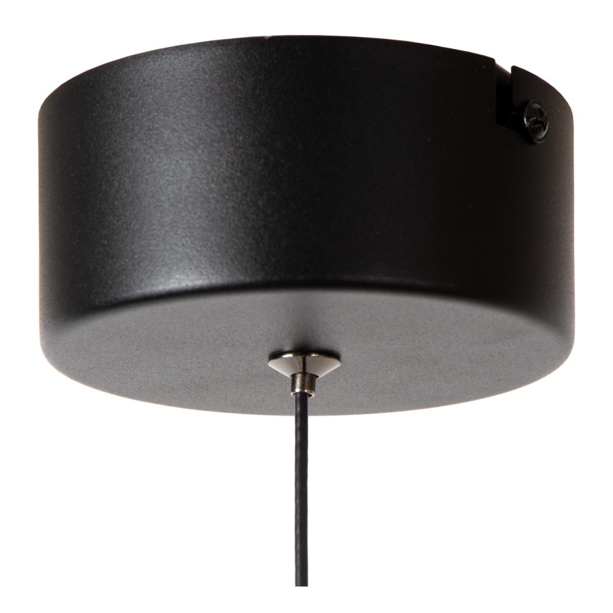 Calina Ø10 Svart Taklampe Fra Lucide - CALINA er utstyrt med en integrert dimbar LED-lyskilde som sender ut et varmt hvitt lys (2560K/2750K), som gir en myk og behagelig gl&oslash;d.