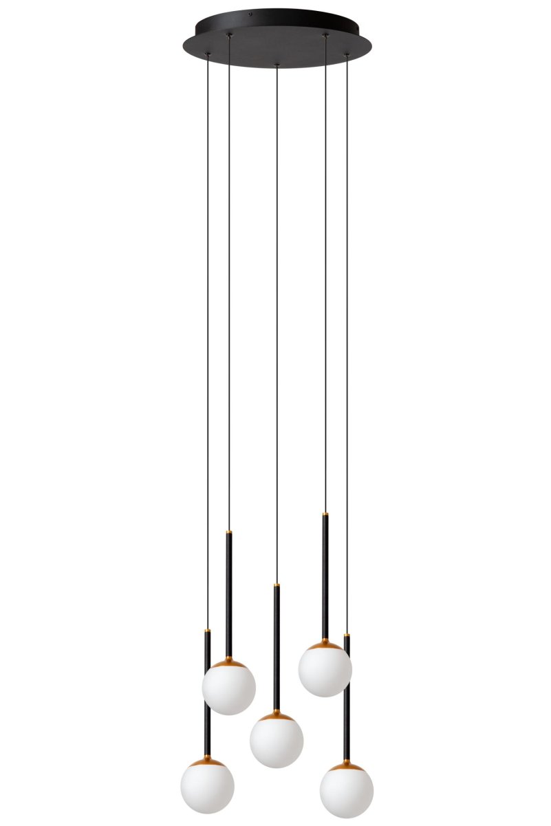 Calina Ø42 Svart Taklampe Fra Lucide - Laget av h&oslash;ykvalitets akryl og lett &aring; koble til en dimmer, gir CALINA b&aring;de stil og funksjonalitet i et moderne hjem.