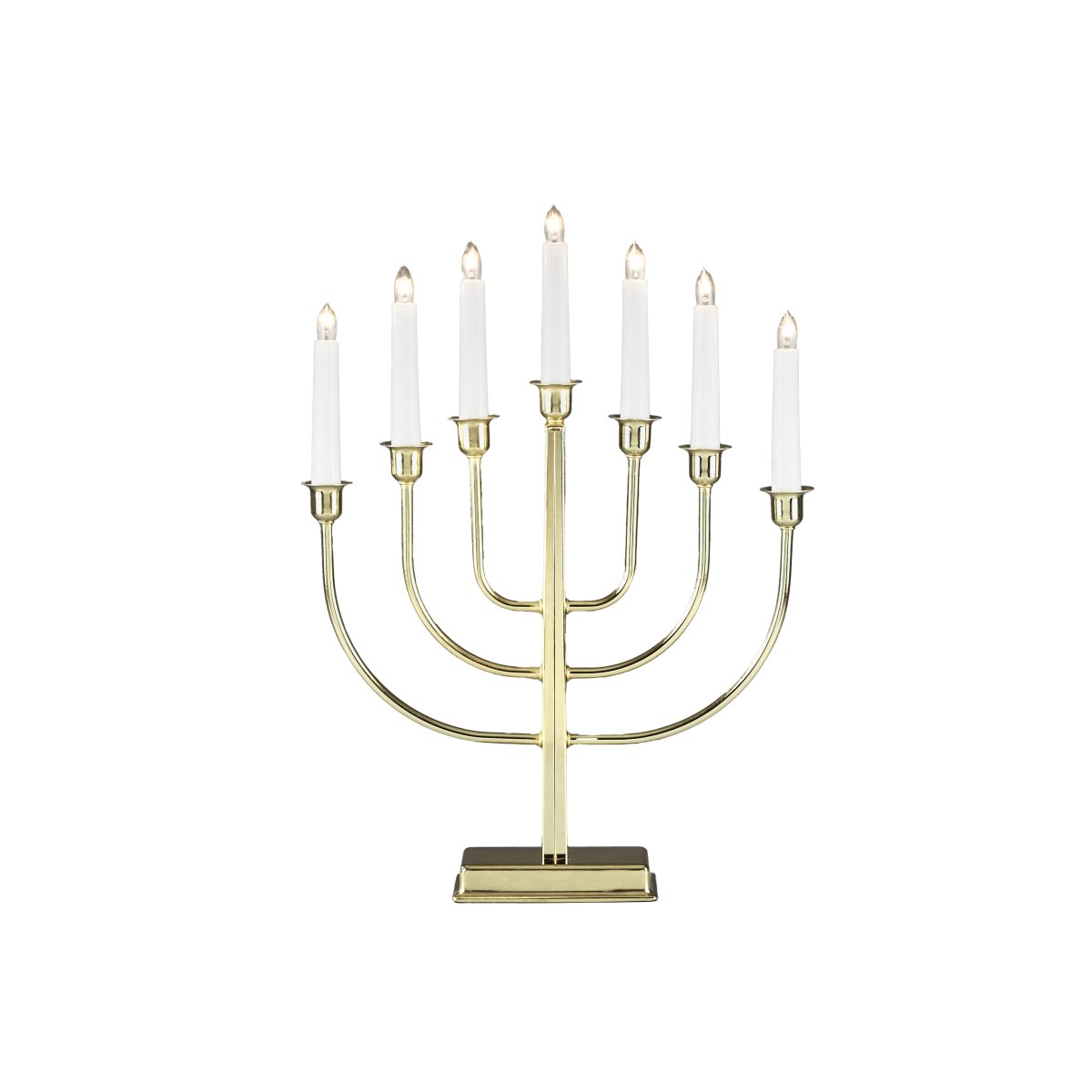 Candelabra 7 Lights Messing Fra Konstsmide - Perfekt for b&aring;de tradisjonelt og moderne interi&oslash;r &ndash; En tidl&oslash;s detalj som l&oslash;fter julestemningen med stil og eleganse!