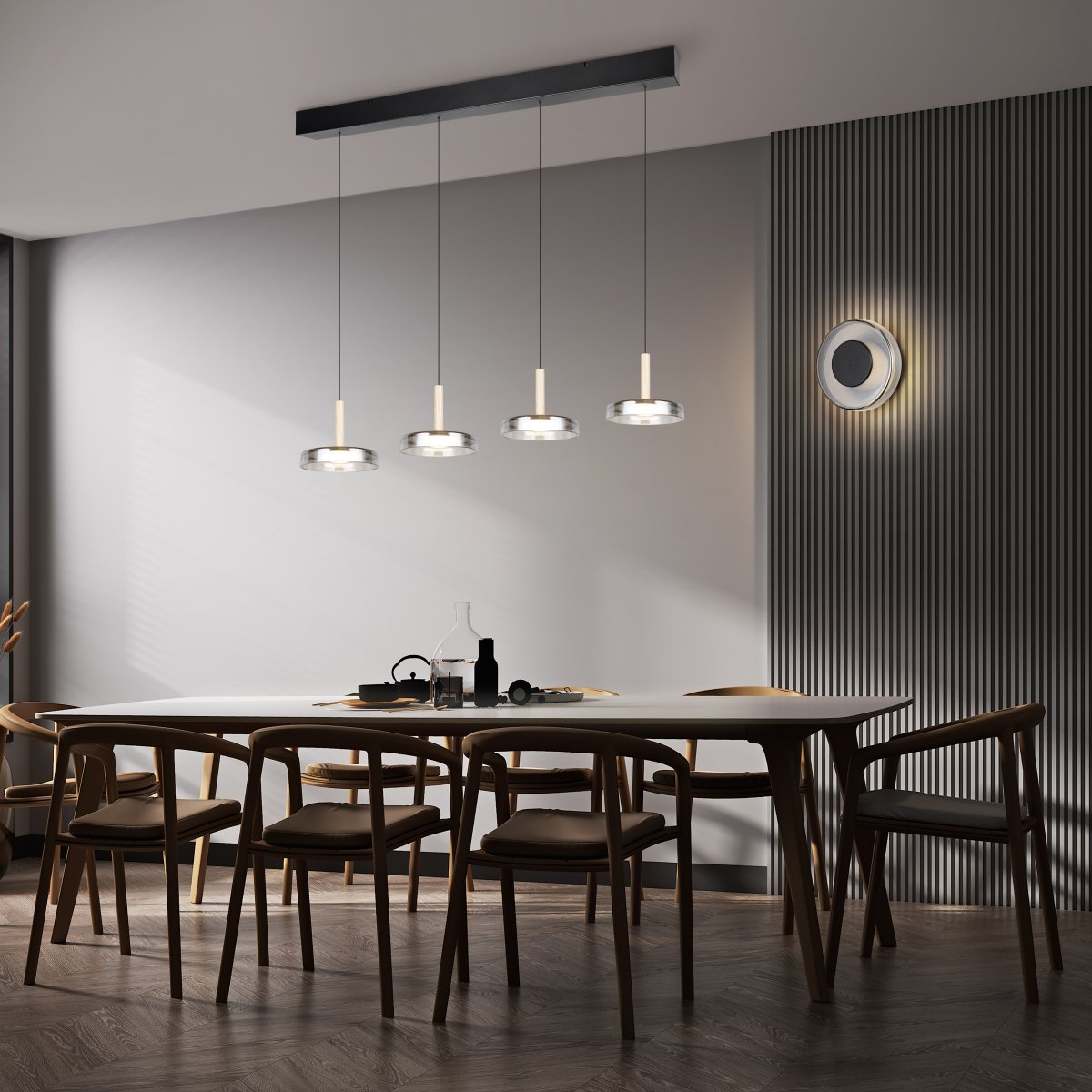 Celeste Ø22 Svart vegglampe Fra Trio Lighting - 