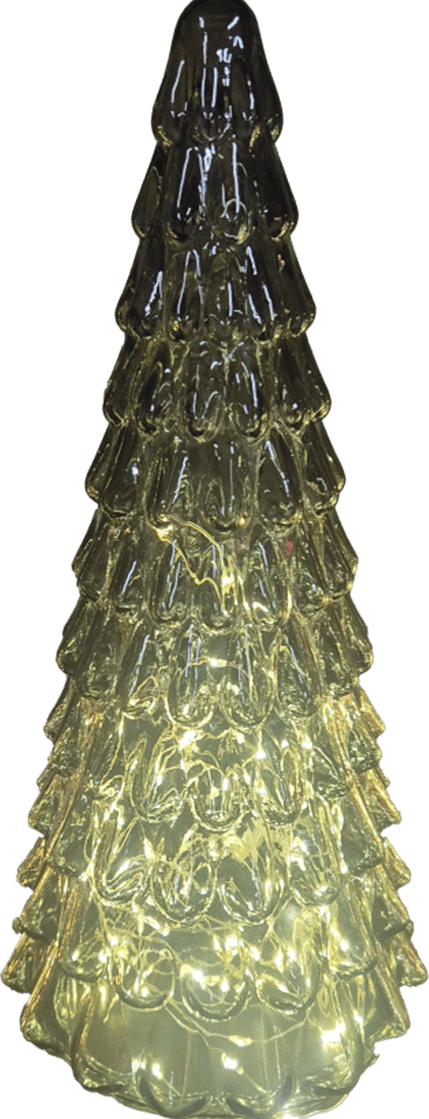 Gran 30cm Grønn Fra Pixie Design - Det vakkert formede grantreet har en innebygd lyslenke med 100 sm&aring; LED-dioder som sprer en behagelig, varm hvit gl&oslash;d.