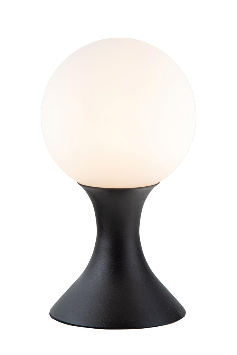 Moya 22cm Svart bordlampe Fra Lucide - Den er stilig retro og ekstremt elegant &ndash; en bordlampe som garantert blir en suksess.