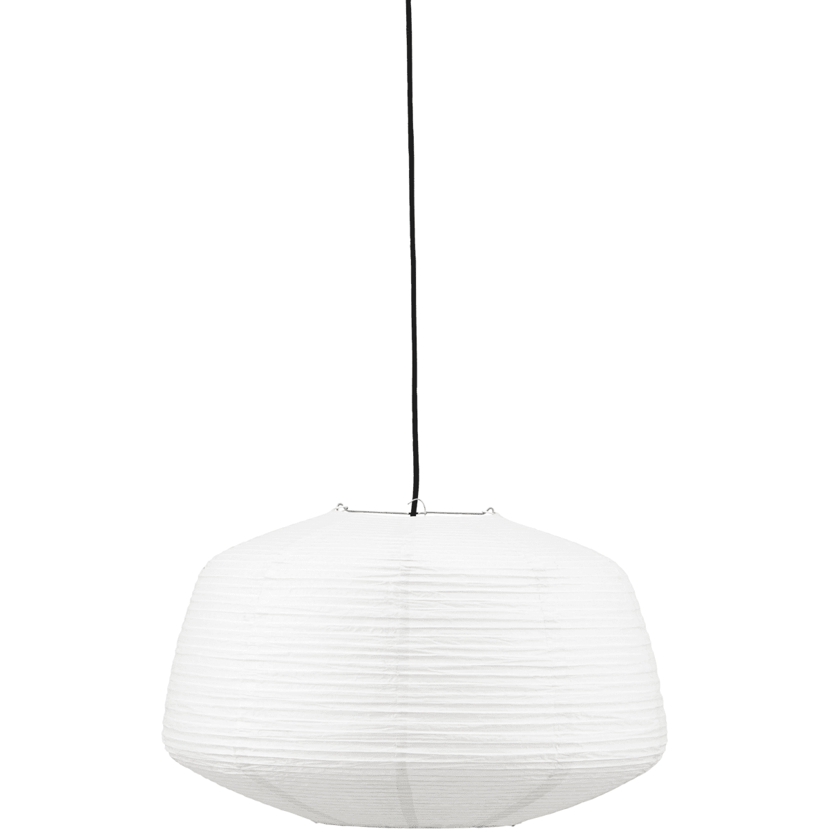 Bidar Skjerm Ekskl. Oppheng Ø50 Hvit Taklampe Fra House Doctor - Det fine materialet gir et naturlig og behagelig lys og den vakre formen p&aring; lampeskjermen skaper et personlig utseende som passer perfekt i ethvert hjem.