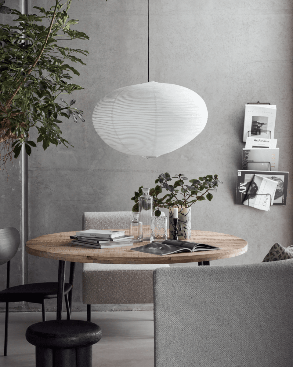Rica Skjerm Ekskl. Oppheng Ø70 Hvit Taklampe Fra House Doctor - Rica-lampeskjermen er laget for å spre et mykt, dempet lys og skape en innbydende atmosfære.