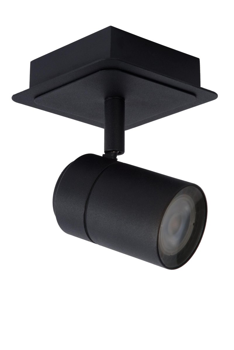 Lennert 12cm Svart baderomslampe Fra Lucide - Koble lampen til en kompatibel dimmer og juster lysstyrken for å skape den rette atmosfæren, enten det er tidlig morgen eller sent på kvelden.