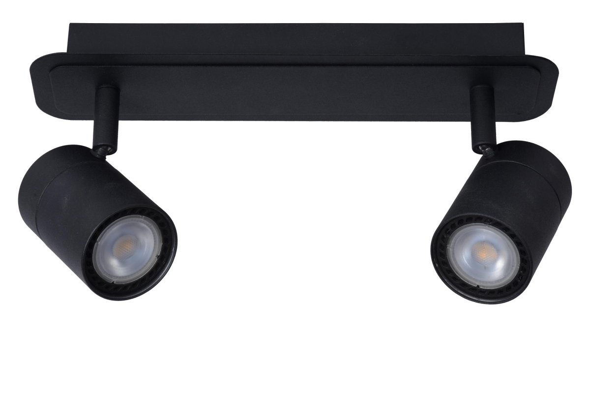 Lennert 28cm Svart baderomslampe Fra Lucide - Koble lampen til en kompatibel dimmer og juster lysstyrken for å skape den rette atmosfæren, enten det er tidlig morgen eller sent på kvelden.