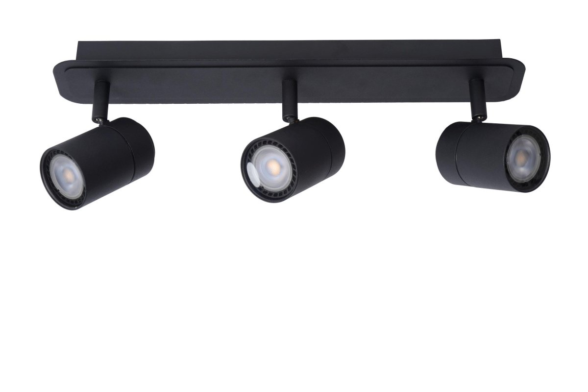 Lennert 40cm Svart baderomslampe Fra Lucide - Koble lampen til en kompatibel dimmer og juster lysstyrken for &aring; skape den rette atmosf&aelig;ren, enten det er tidlig morgen eller sent p&aring; kvelden.