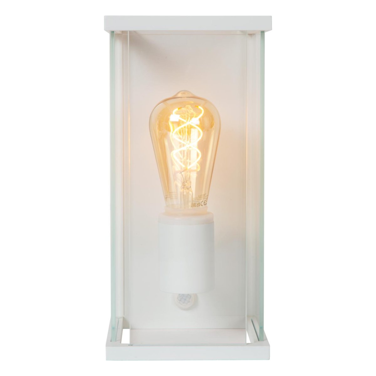 Claire Hvit utendørslampe Fra Lucide - Den er ideell som stemningsbelysning på; terrassen din eller for å fremheve fasadene til hjemmet ditt.