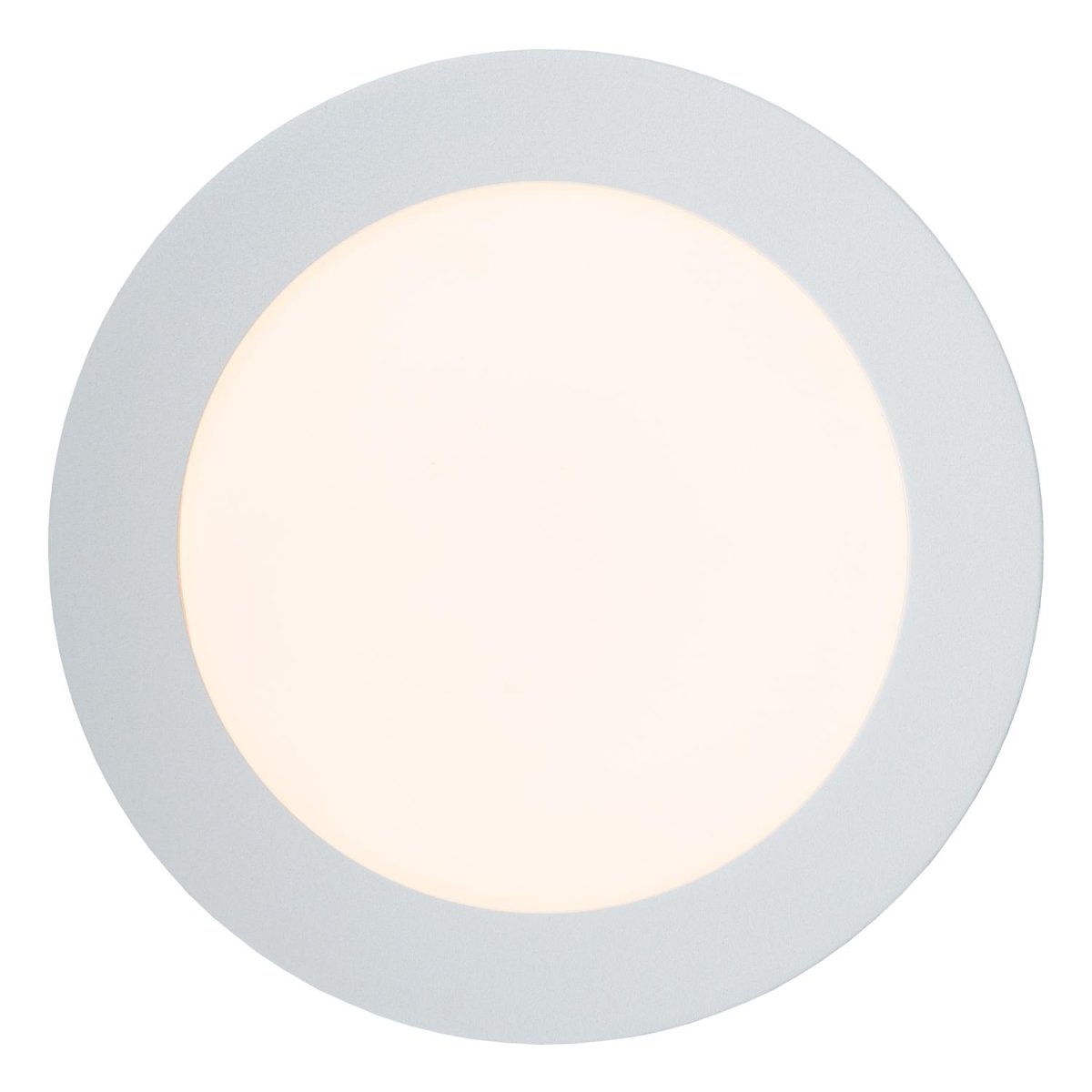 Brice-Led Ø18 Hvit baderomslampe Fra Lucide - Armaturet er laget av et enkelt stykke aluminium, noe som gir den en så elegant og elegant design som virkelig skiller seg ut fra vanlige taklamper.
