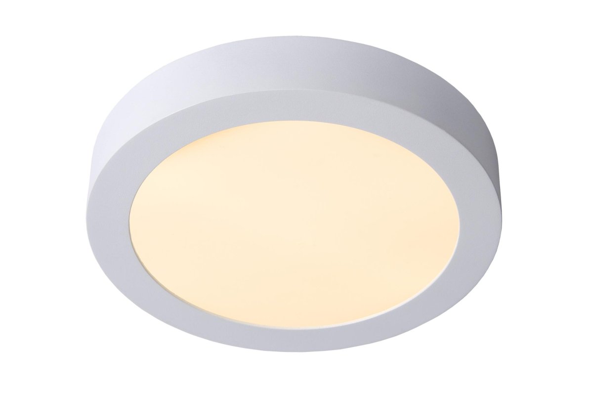 Brice-Led Ø24 Hvit baderomslampe Fra Lucide - Hver modell i Brice LED-serien (rund eller firkantet) er utstyrt med kvalitets-LED fra den kjente produsenten Epistar, som gir høy lysstyrke og jevn, varmhvit lysfordeling.