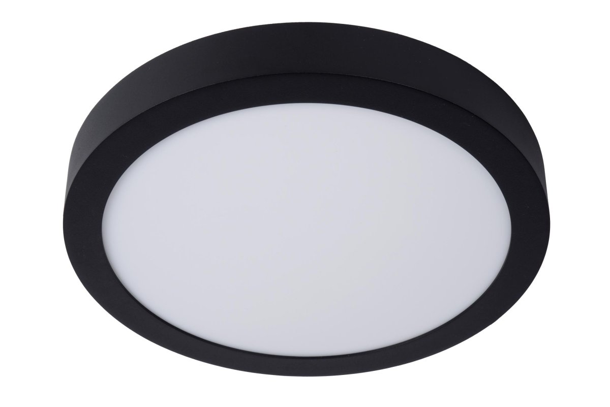 Brice-Led Ø30 Svart baderomslampe Fra Lucide - Hver modell i Brice LED-serien (rund eller firkantet) er utstyrt med kvalitets-LED fra den kjente produsenten Epistar, som gir høy lysstyrke og jevn fordeling av et varmt hvitt lys.