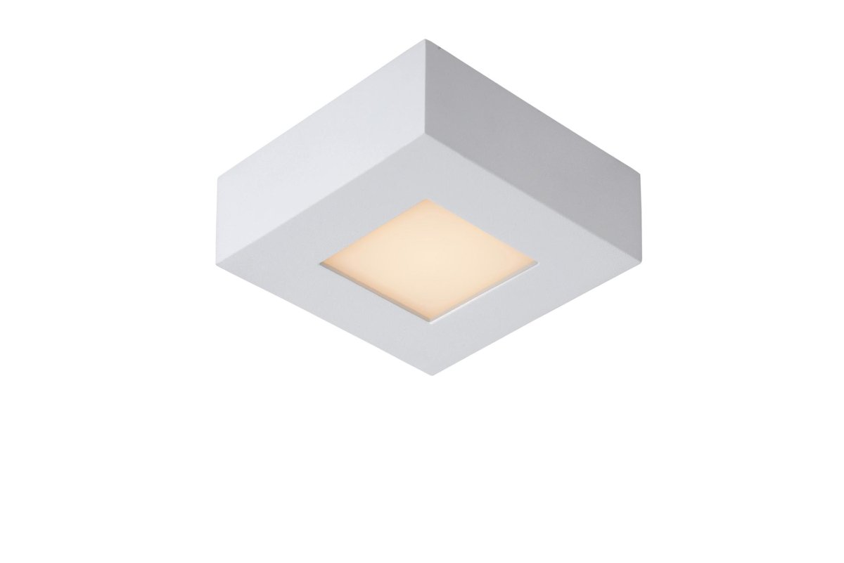 Brice 10cm Hvit baderomslampe Fra Lucide - Leter du etter en taklampe av høy kvalitet med den nyeste LED-teknologien og et tidløst design?