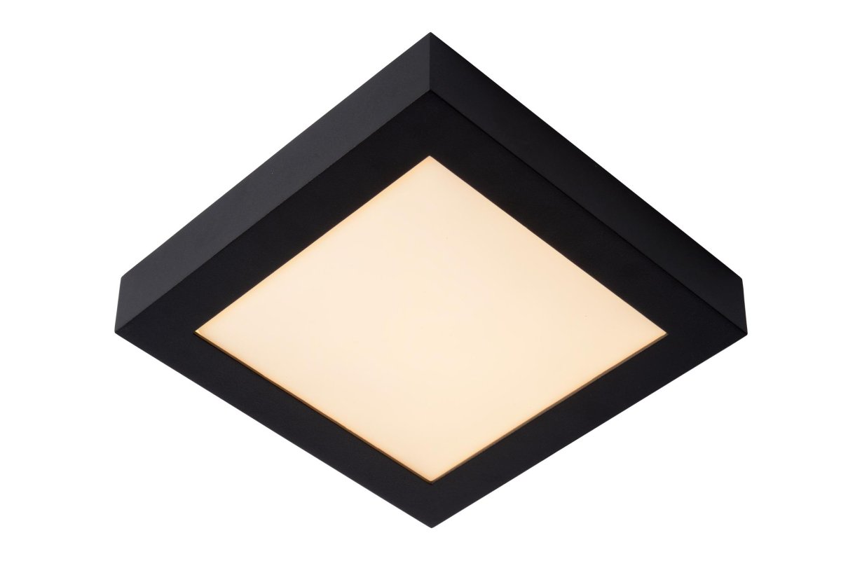 Brice-Led 22cm Svart baderomslampe Fra Lucide - Leter du etter en taklampe av høy kvalitet med den nyeste LED-teknologien og et tidløst design?