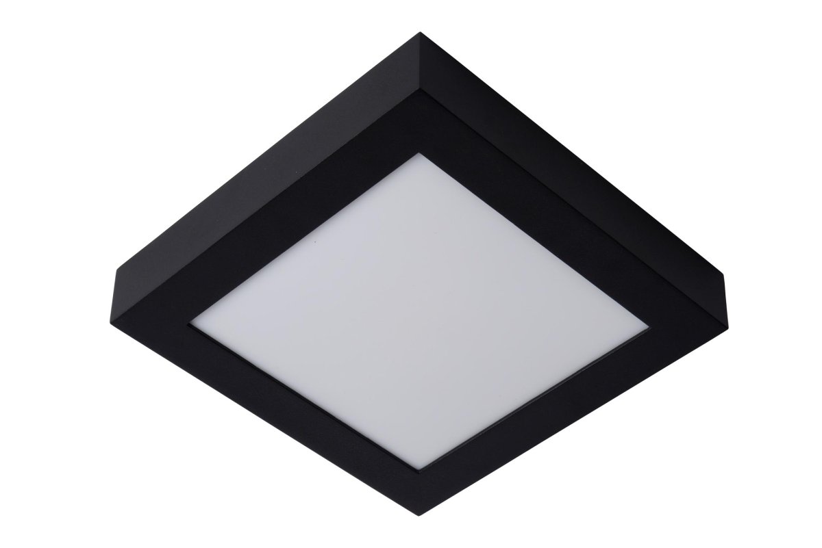 Brice-Led 22cm Svart baderomslampe Fra Lucide - Leter du etter en taklampe av høy kvalitet med den nyeste LED-teknologien og et tidløst design?