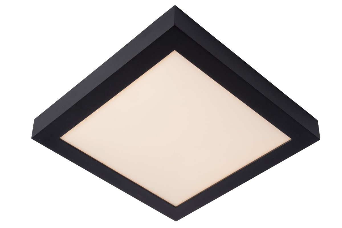 Brice-Led 30cm Svart baderomslampe Fra Lucide - Leter du etter en taklampe av høy kvalitet med den nyeste LED-teknologien og et tidløst design?