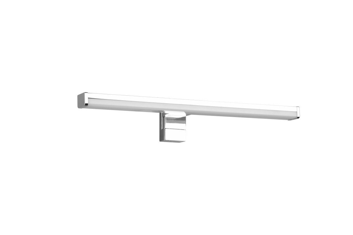 Lino 40cm Krom baderomslampe Fra Trio Lighting - Den har IP44-beskyttelse, noe som gj&oslash;r den perfekt for bad, og den slanke designen med kromfinish passer inn i mange dekorer.