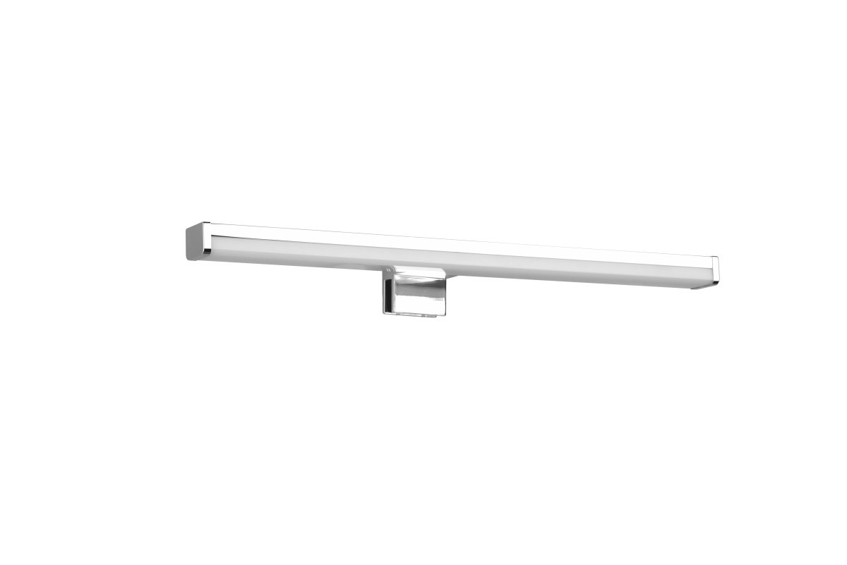 Lino 40cm Krom baderomslampe Fra Trio Lighting - Den har IP44-beskyttelse, noe som gj&oslash;r den perfekt for bad, og den slanke designen med kromfinish passer inn i mange dekorer.