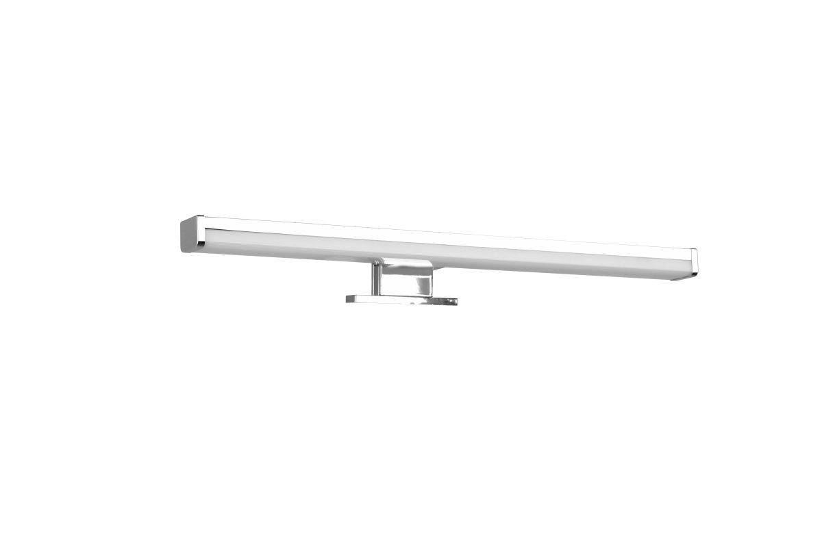 Lino 40cm Krom baderomslampe Fra Trio Lighting - Den har IP44-beskyttelse, noe som gj&oslash;r den perfekt for bad, og den slanke designen med kromfinish passer inn i mange dekorer.
