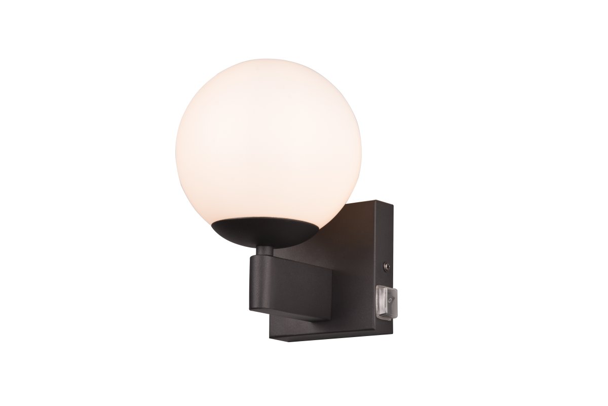 Kula Svart baderomslampe Fra Trio Lighting - 