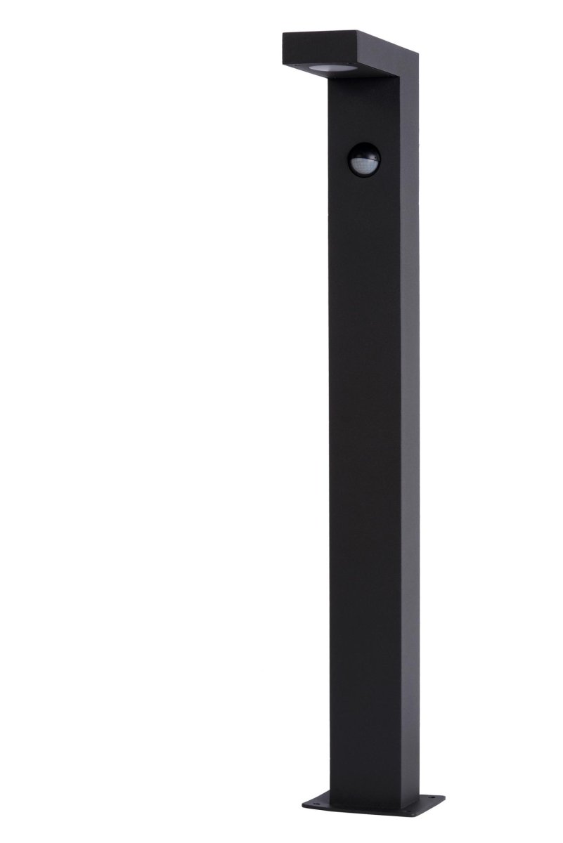 Texas-Ir 60cm Antrasitt pullerter Fra Lucide - Den knapt synlige, integrerte bevegelsessensoren leder deg til bassenghuset eller hageskuret.