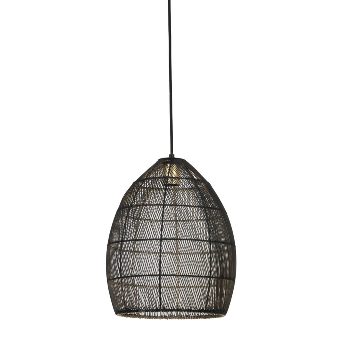 Meya Ø30 Svart/gull Taklampe Fra Light & Living - 