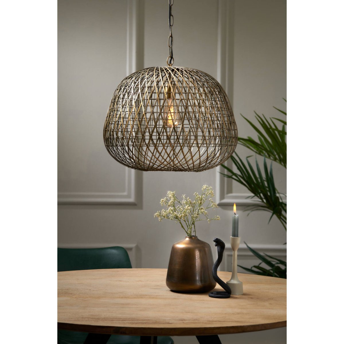 Alwina Ø50 Bronse Taklampe Fra Light & Living - 