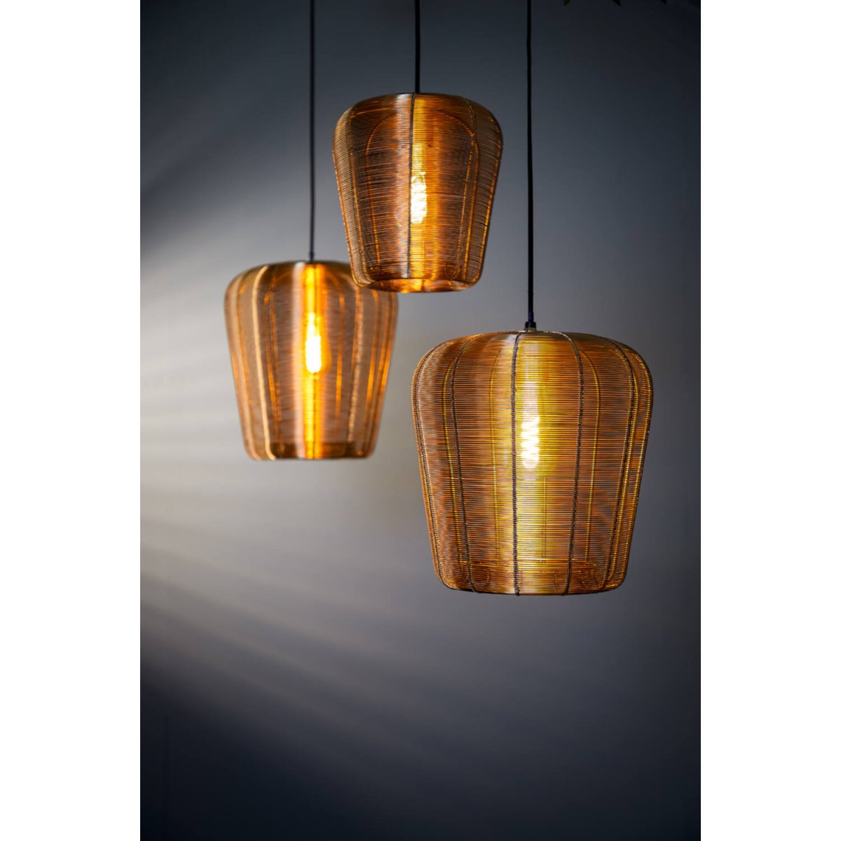 Adeta Ø28 Gull Taklampe Fra Light & Living - 