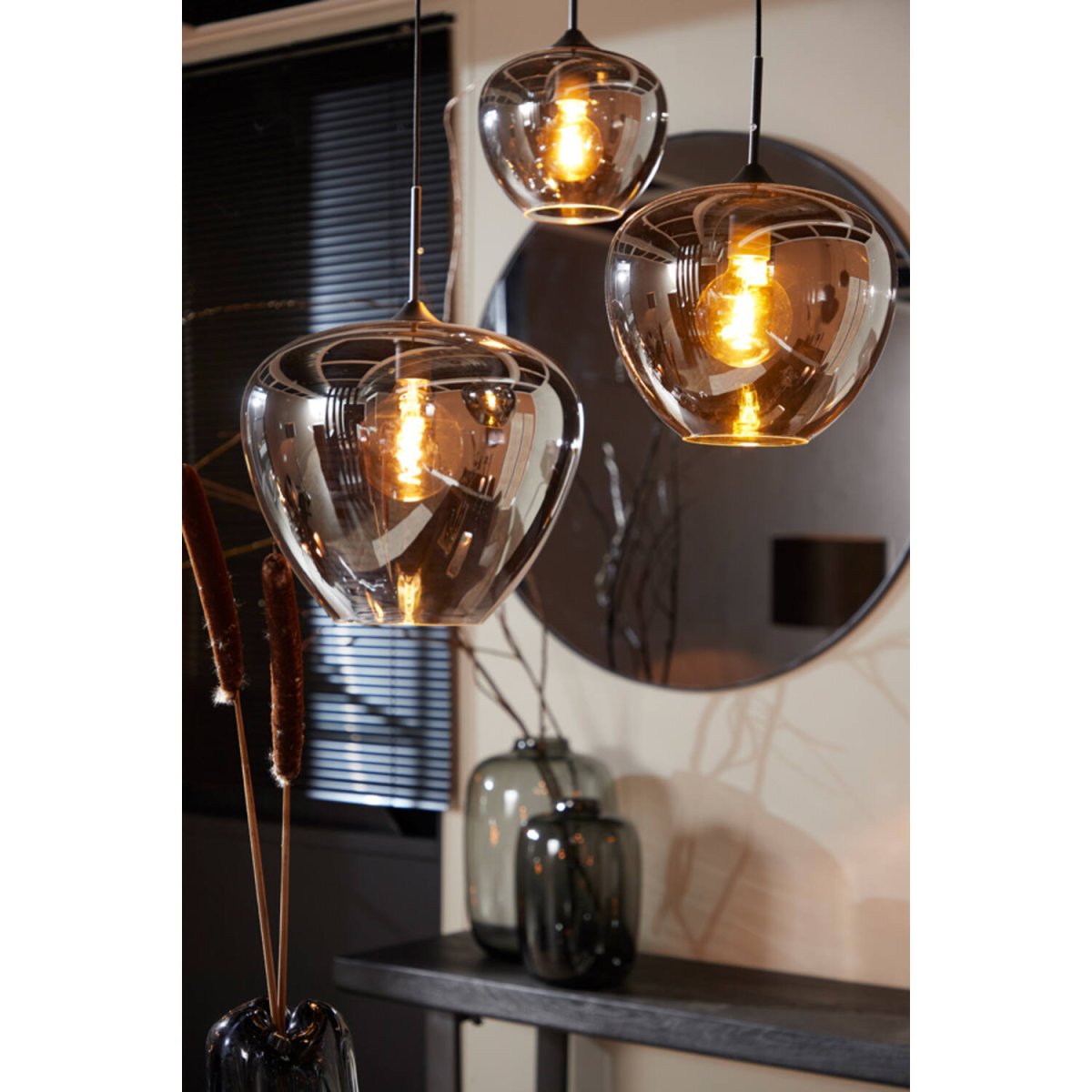 Mayson Ø40 Røykfarget Taklampe Fra Light & Living - 