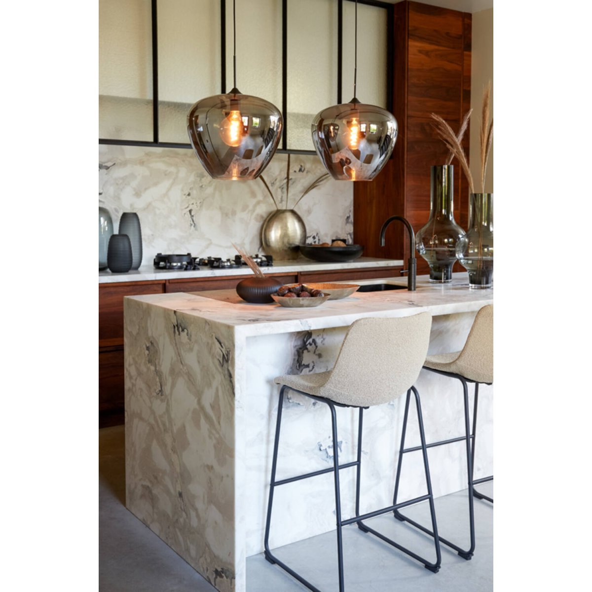 Mayson Ø40 Røykfarget Taklampe Fra Light & Living - 