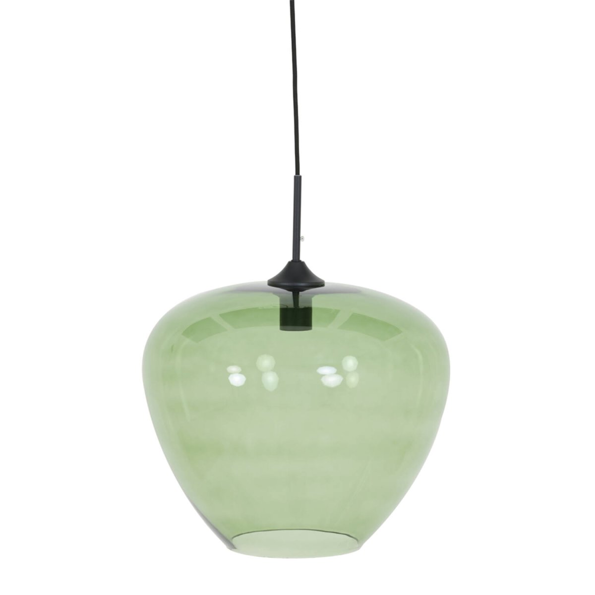 Mayson Ø40 Grønn Taklampe Fra Light & Living - Mayson er en elegant og stilig pendellampe med en grønn glassskjerm, som gir et mykt og behagelig lys.
