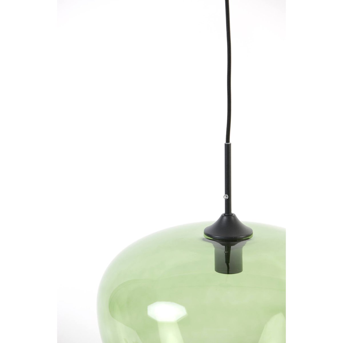Mayson Ø40 Grønn Taklampe Fra Light & Living - Mayson er en elegant og stilig pendellampe med en grønn glassskjerm, som gir et mykt og behagelig lys.