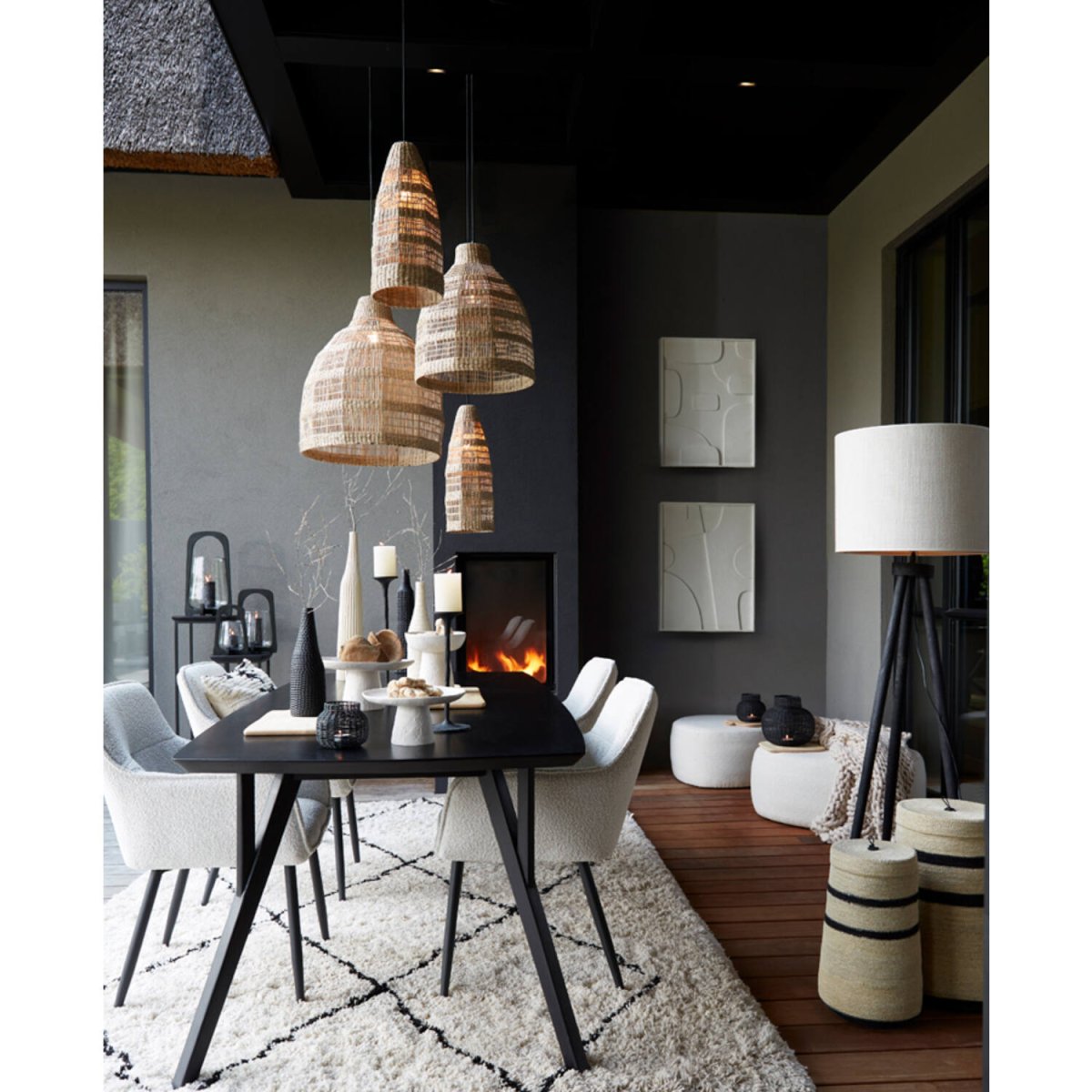 Sagar Ø50 Natur Taklampe Fra Light & Living - 