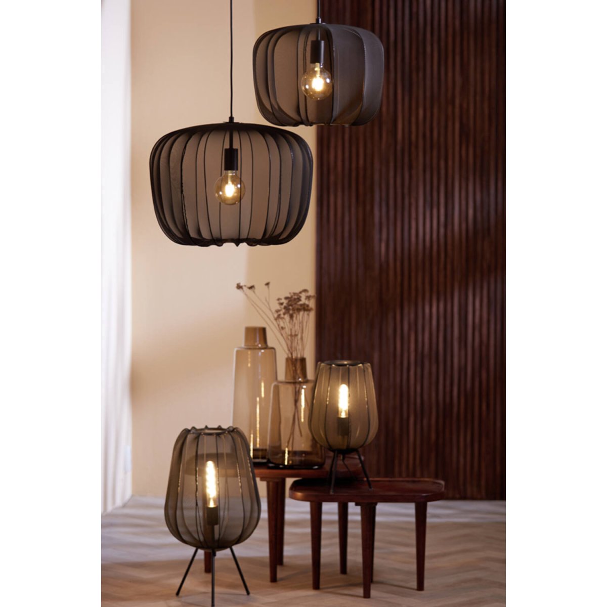 Plumeria Ø50 Svart Taklampe Fra Light & Living - 