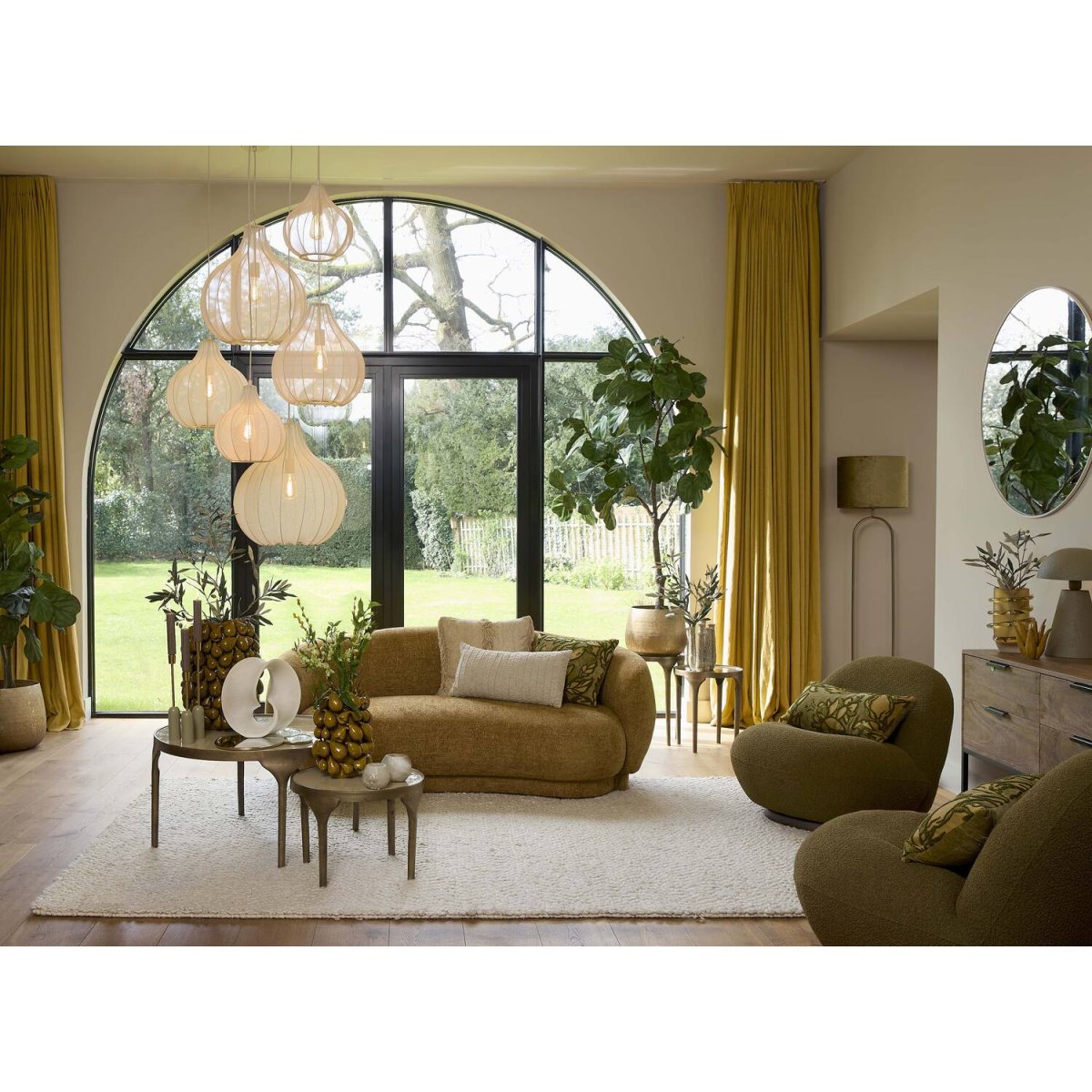 Elati Ø40 Sand Taklampe Fra Light & Living - 