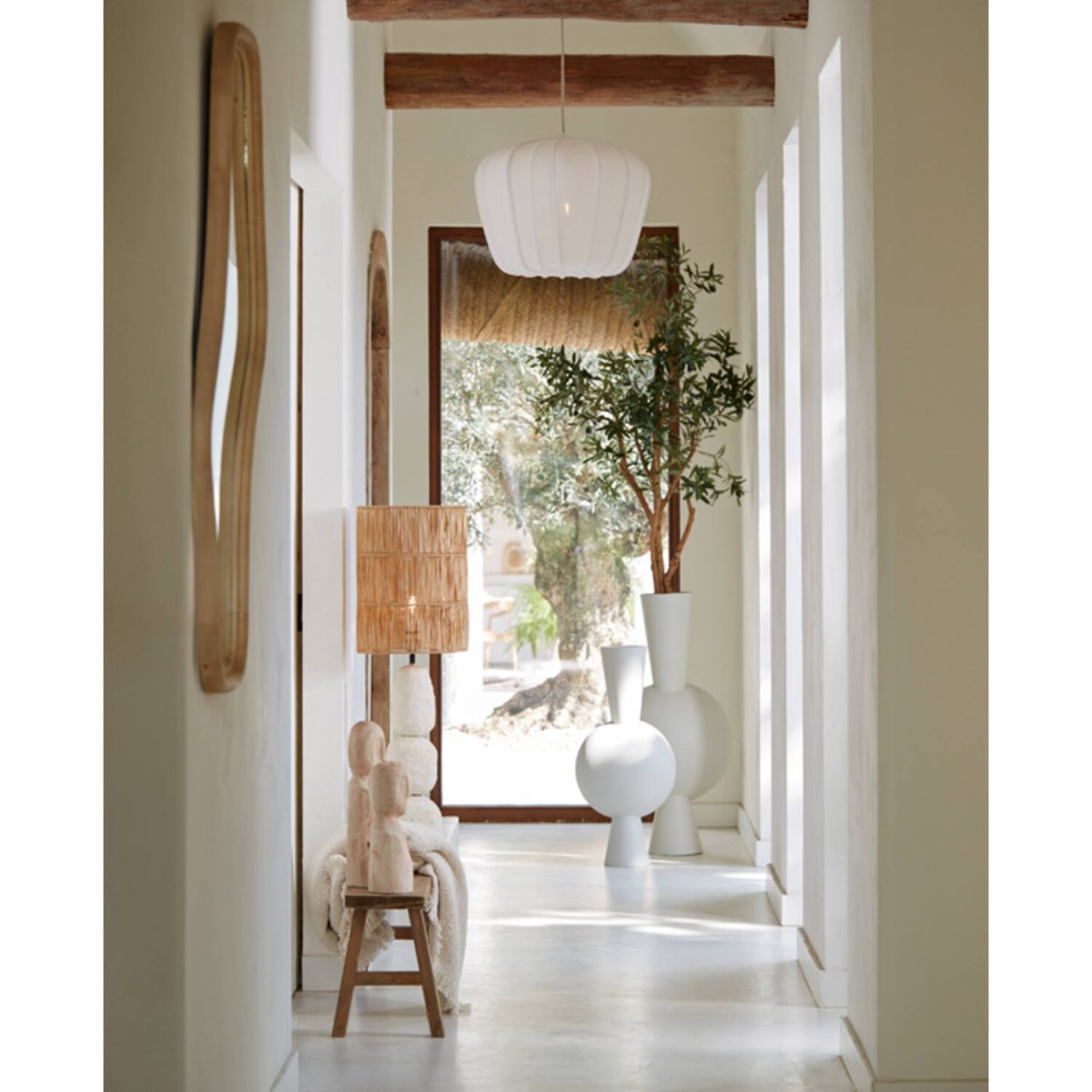 Zubedo Ø60 Kremet hvit Taklampe Fra Light & Living - 