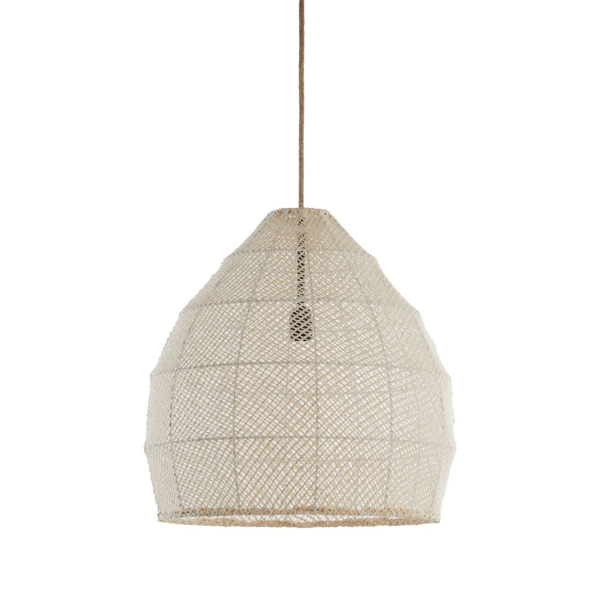 Makassar Ø50 Kremet hvit Taklampe Fra Light & Living - 